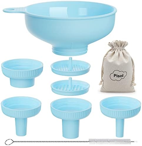 Wide Mouth Funnel for Kitchen Use for Filling Bottles with Bags